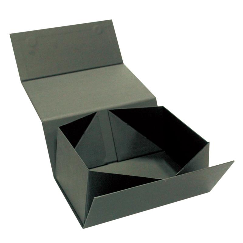 Black Cardboard Flat Pack Storage Packaging Boxes