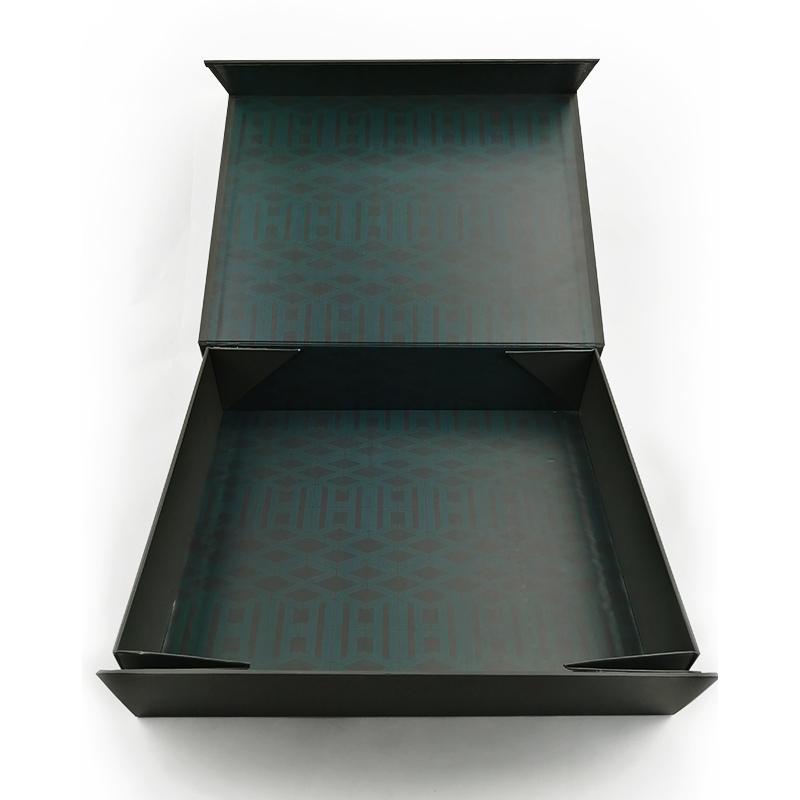 Custom LOGO UV clothing flat pack gift boxes wholesale