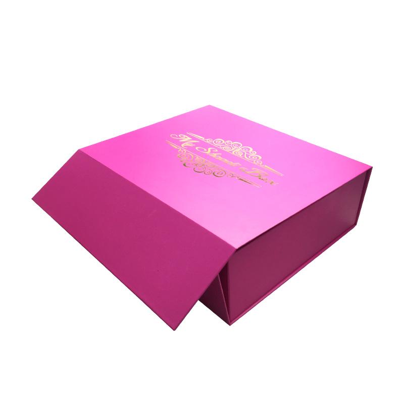 Romantic and wedding custom foldable packaging boxes