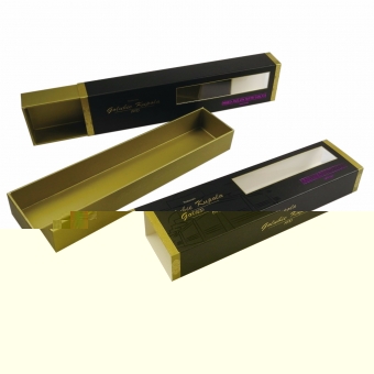 Rectangle with open PVC window paper box drawer