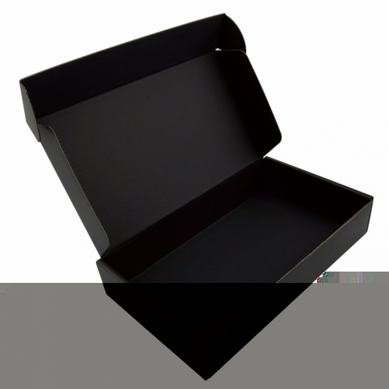 Custom Black  Electronic Products  Folding Shipping Boxes