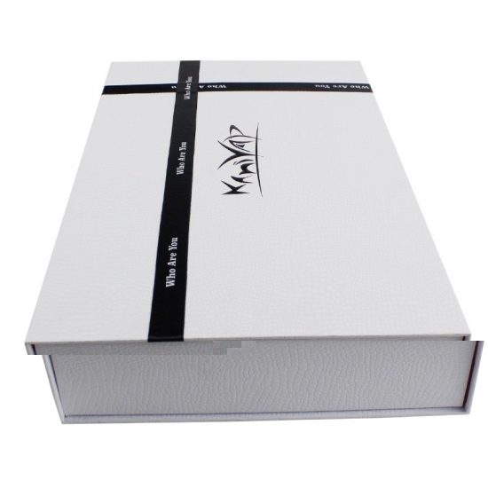 Large White Magnetic Keepsake Box