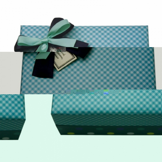 Luxury high quality unique gift box with lid and bow