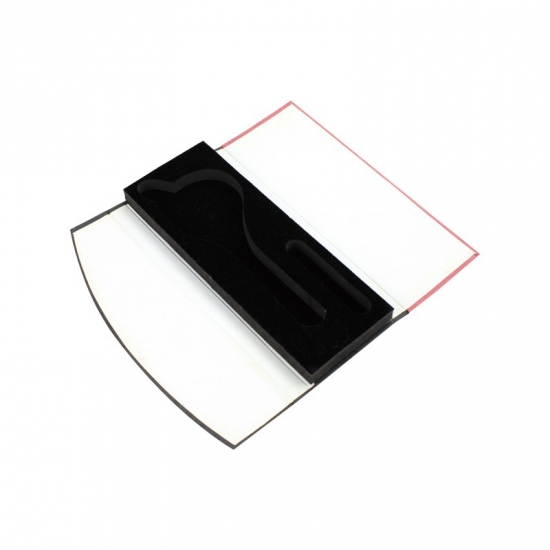 Black and red striped paper Small Shipping Bulk clamshell box
