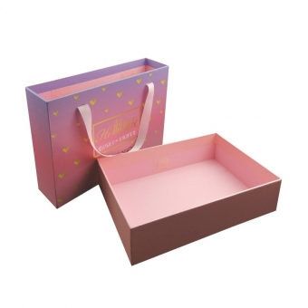 Large wedding jewelry dress gift drawer paper box packaging