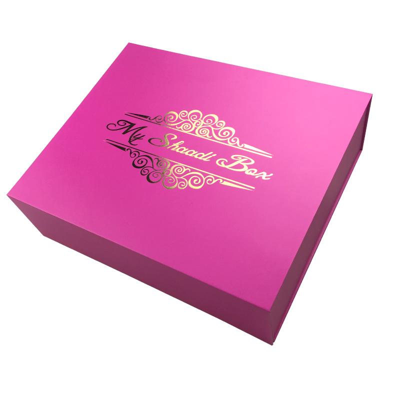 Pink Foldable Gift Box