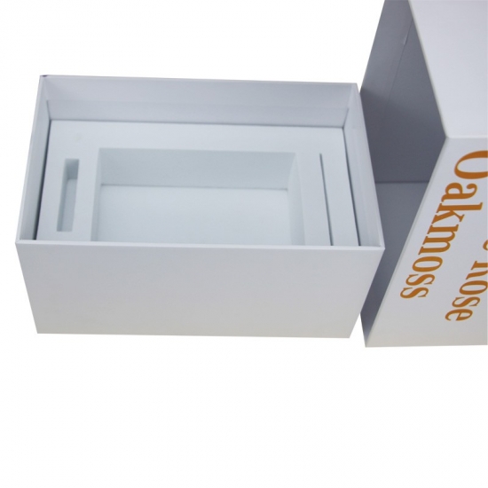 white matte packaging box