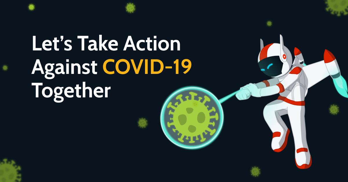 دعونا نتخذ إجراءات ضد Covid-19 معًا